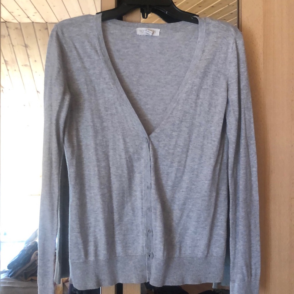 Forever 21 gray cardigan